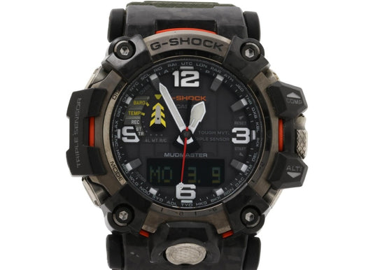 CASIO カシオ 時計 GSHOCK MASTER OF G LAND MUDMASTER GWG20001A3JF ブラック カーキ 樹脂／ステンレススチール メンズ アナデジ 美品