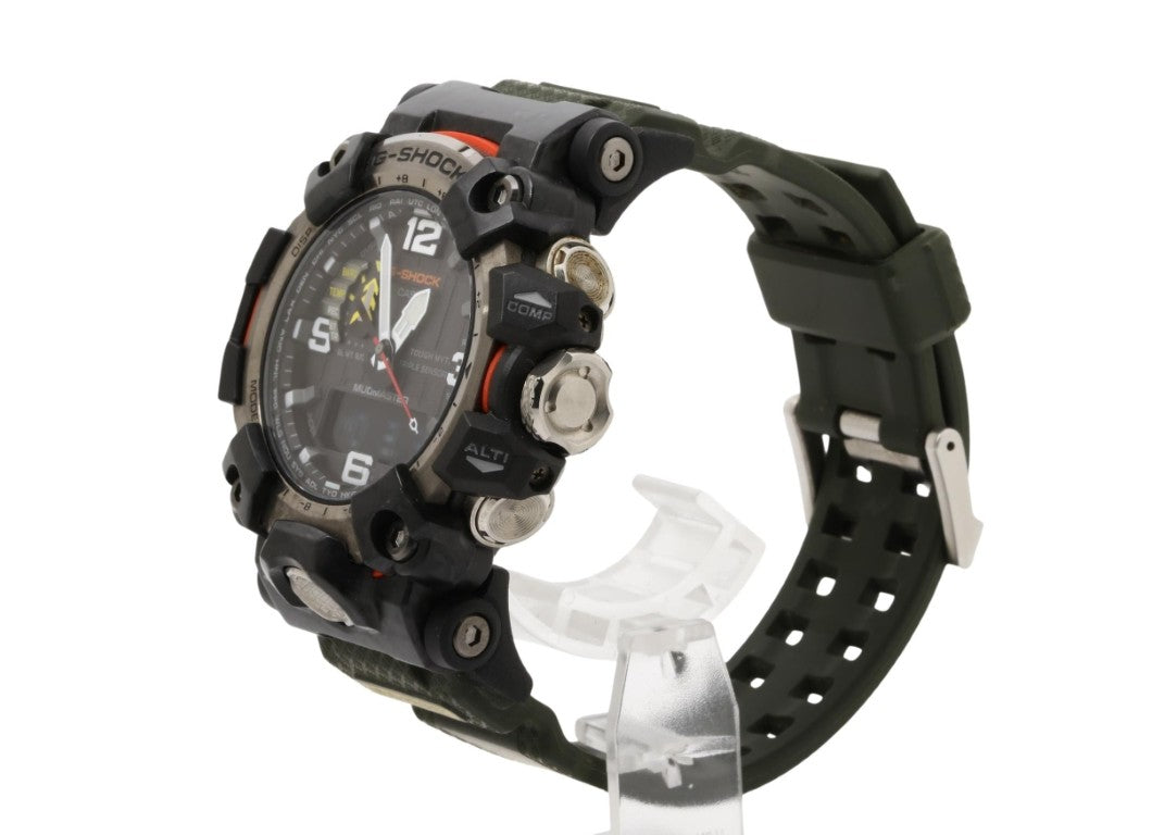 CASIO カシオ 時計 GSHOCK MASTER OF G LAND MUDMASTER GWG20001A3JF ブラック カーキ 樹脂／ステンレススチール メンズ アナデジ 美品