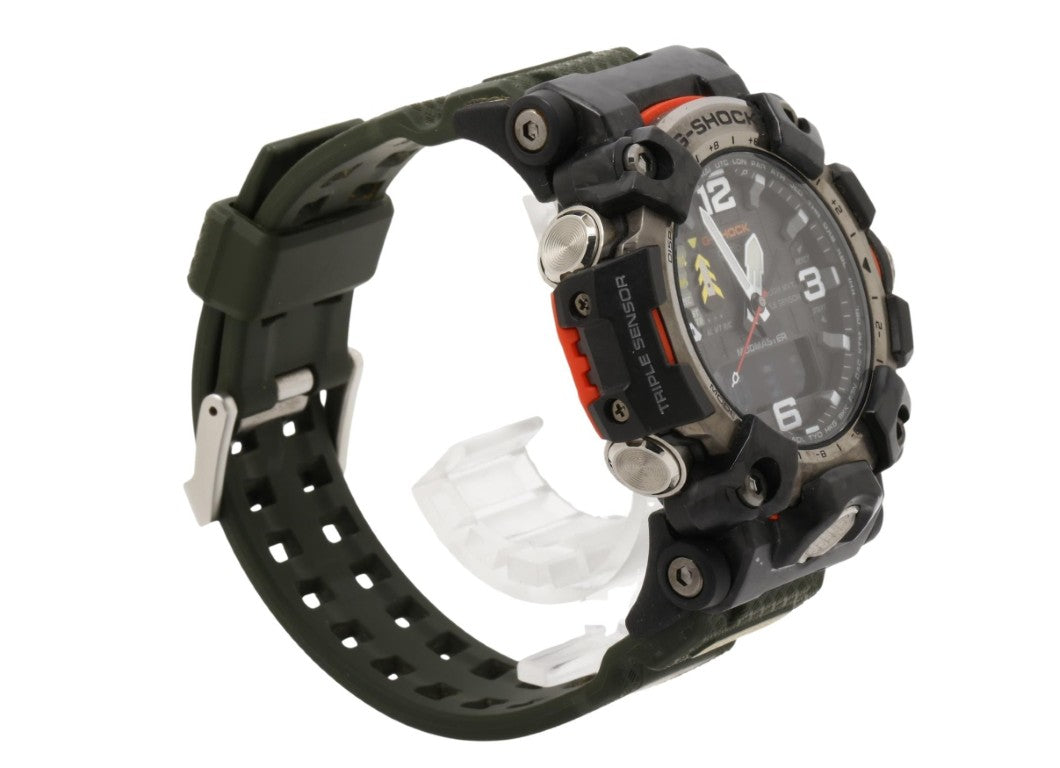 CASIO カシオ 時計 GSHOCK MASTER OF G LAND MUDMASTER GWG20001A3JF ブラック カーキ 樹脂／ステンレススチール メンズ アナデジ 美品
