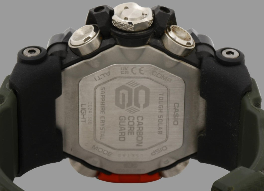 CASIO カシオ 時計 GSHOCK MASTER OF G LAND MUDMASTER GWG20001A3JF ブラック カーキ 樹脂／ステンレススチール メンズ アナデジ 美品