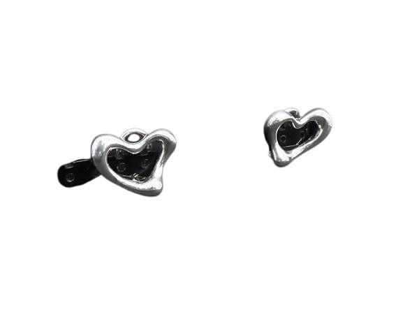 TIFFANY＆Co ティファニー イヤリング エルサペレッティ オープンハート シルバー系 SV925 レディース クリップ式 美品