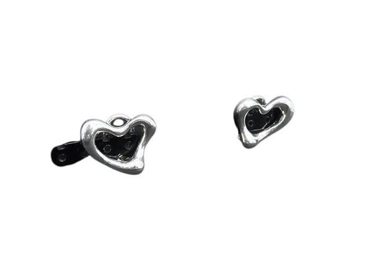 TIFFANY＆Co ティファニー イヤリング エルサペレッティ オープンハート シルバー系 SV925 レディース クリップ式 美品
