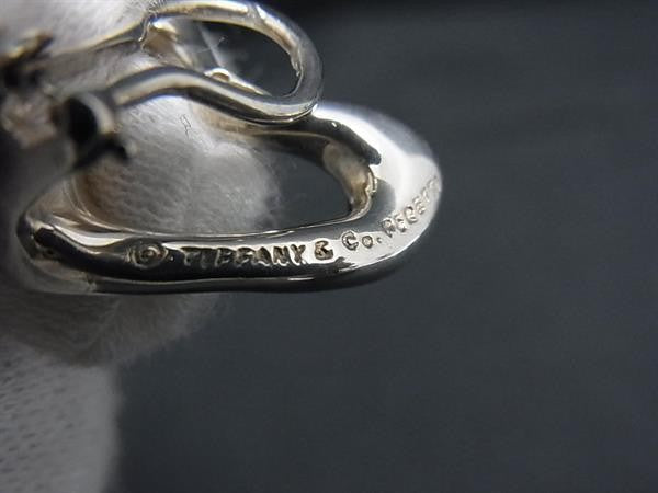TIFFANY＆Co ティファニー イヤリング エルサペレッティ オープンハート シルバー系 SV925 レディース クリップ式 美品