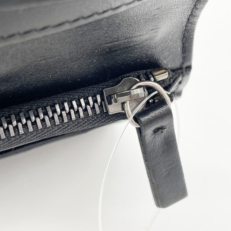 JIMMY CHOO ジミーチュウ 長財布 COOPER クーパー ブラック系 レザー ユニセックス スタースタッズ 二つ折り 美品