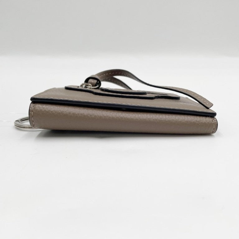 BALENCIAGA バレンシアガ キーケース ネオクラシック 650854 ブラウン系 レザー ユニセックス 6連 シルバー金具 美品