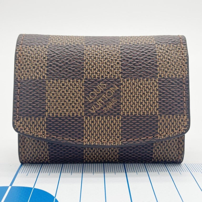 LOUIS VUITTON ルイヴィトン カフス ブトン･ドゥ･マンシェット M65043 シルバー系 メタル メンズ カフリンクス ダミエ 美品