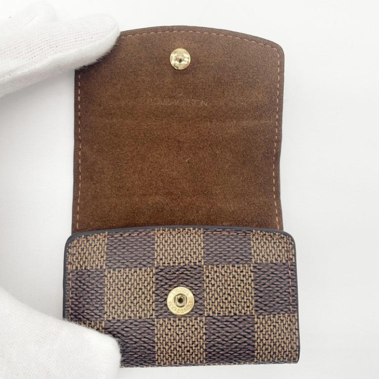 LOUIS VUITTON ルイヴィトン カフス ブトン･ドゥ･マンシェット M65043 シルバー系 メタル メンズ カフリンクス ダミエ 美品
