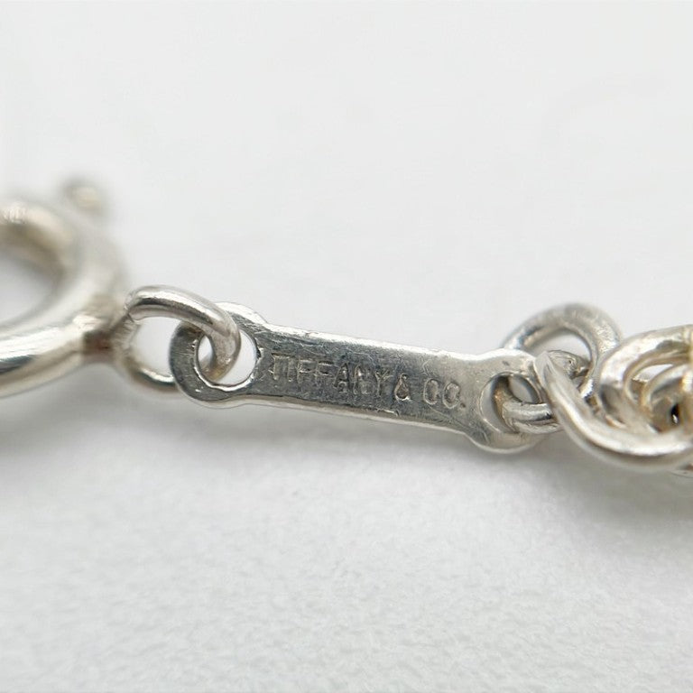Tiffany&Co. ティファニー ブレスレット シルバー ゴールド系 SV925 レディース ツイスト チェーン コンビ 美品
