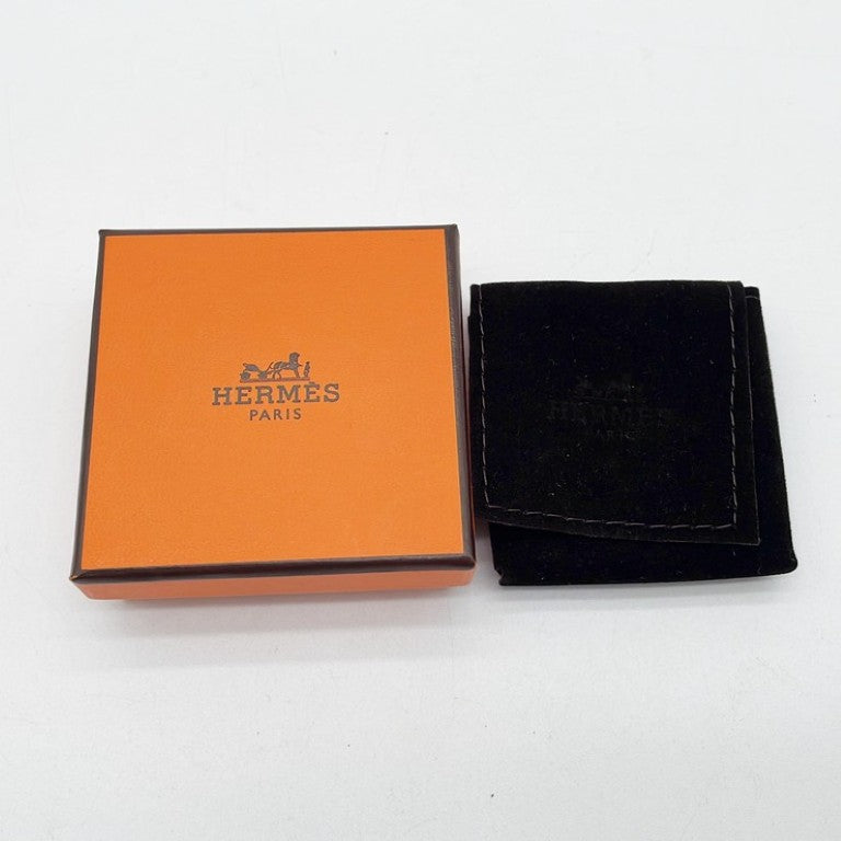 HERMES エルメス マネークリップ エスケトル シルバー系 メタル ユニセックス シュバル ホース 美品