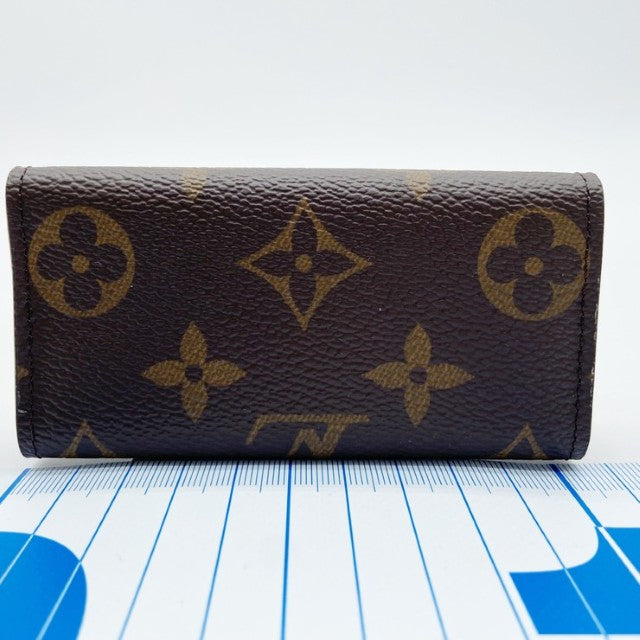 LOUIS VUITTON ルイヴィトン キーケース・キーリング ミュルティクレ4 M69517 ブラウン系 モノグラム ユニセックス ゴールド金具 超美品