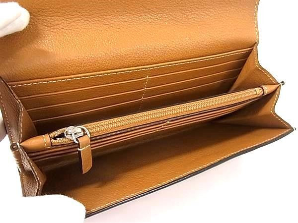 Cartier カルティエ 長財布 C ドゥ カルティエ インターナショナルウォレット L3001511 ブラウン系 レザー レディース フラップウォレット シルバー金具 美品