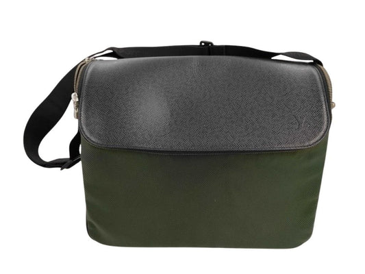 LOUIS VUITTON ルイヴィトン ショルダーバッグ タイミール M30862 アルドワーズ系 タイガ メンズ シルバー金具 美品
