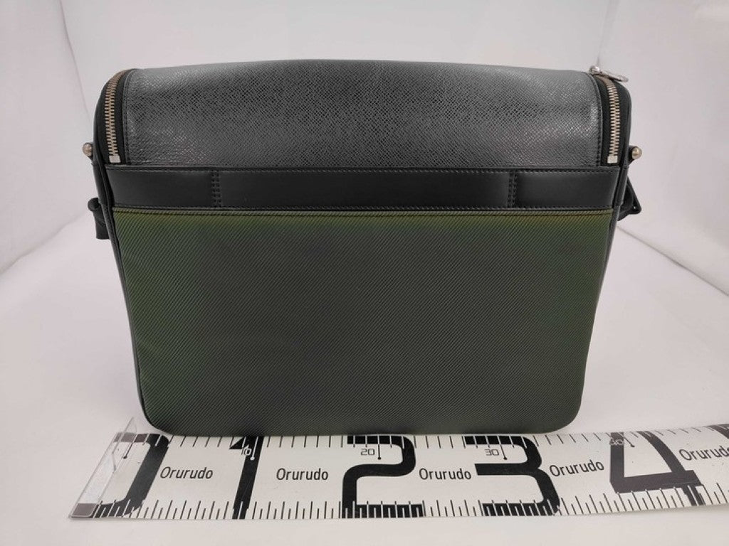 LOUIS VUITTON ルイヴィトン ショルダーバッグ タイミール M30862 アルドワーズ系 タイガ メンズ シルバー金具 美品