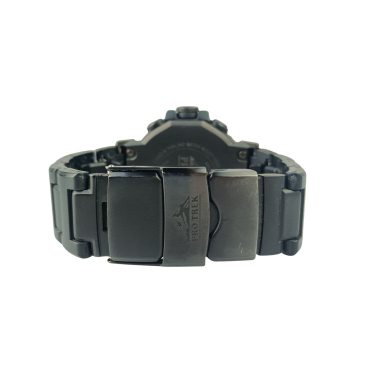 CASIO カシオ 時計 PRO TREK プロトレック Climber Line PRW-50FC-1JF ブラック系 樹脂／ステンレススチール コンポジットバンド（メタル／樹脂） メンズ アナデジ 美品