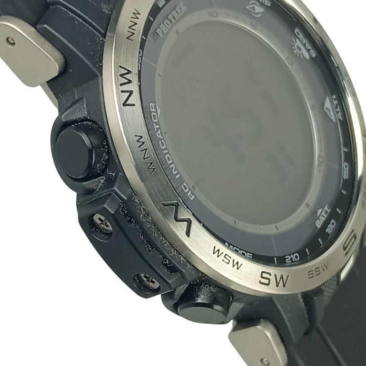 CASIO カシオ 時計 PRO TREK プロトレック Climber Line PRW-30-1AJF ブラック系 樹脂／ステンレススチール メンズ デジタル 美品