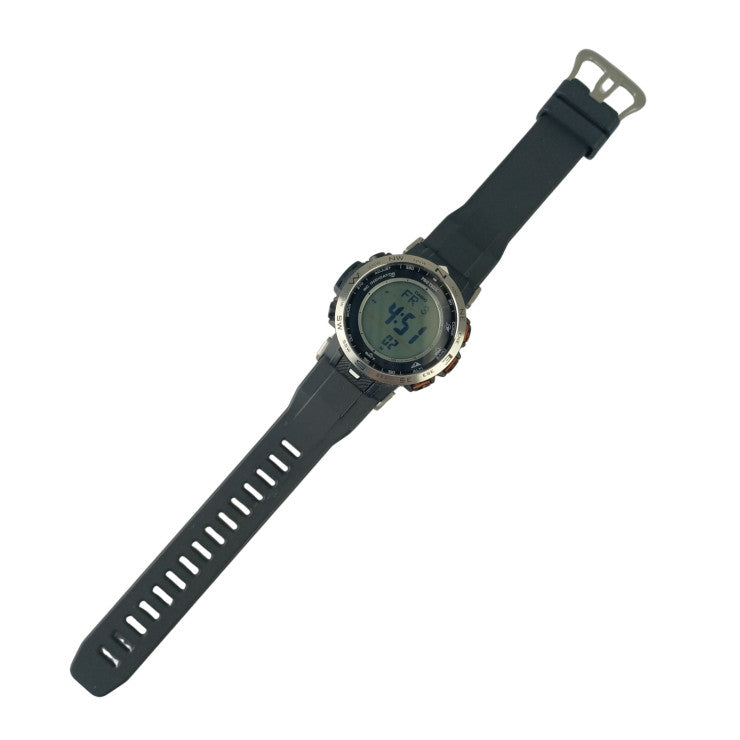 CASIO カシオ 時計 PRO TREK プロトレック Climber Line PRW-30-1AJF ブラック系 樹脂／ステンレススチール メンズ デジタル 美品