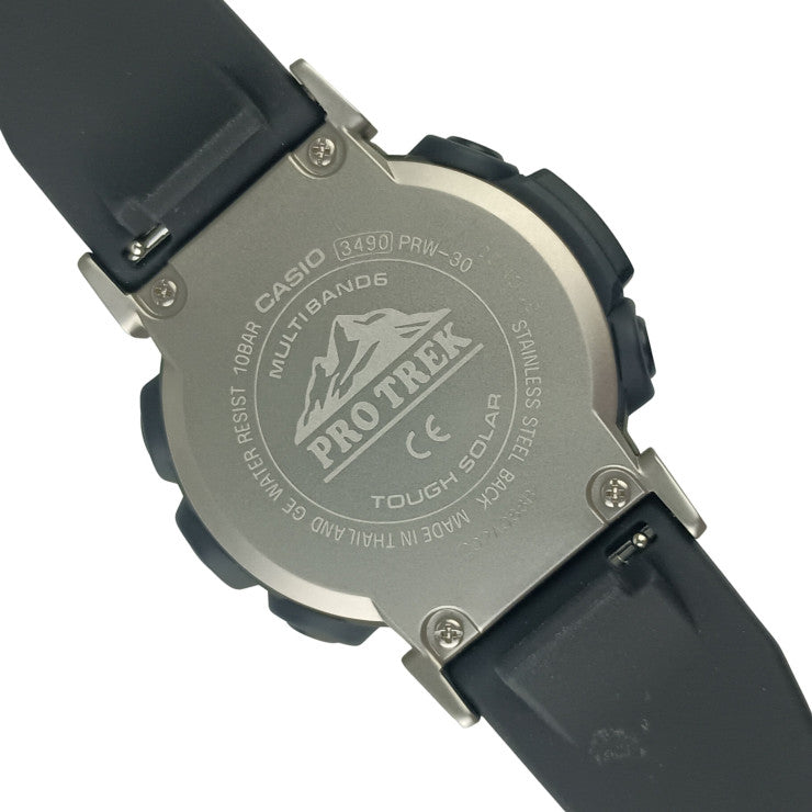 CASIO カシオ 時計 PRO TREK プロトレック Climber Line PRW-30-1AJF ブラック系 樹脂／ステンレススチール メンズ デジタル 美品