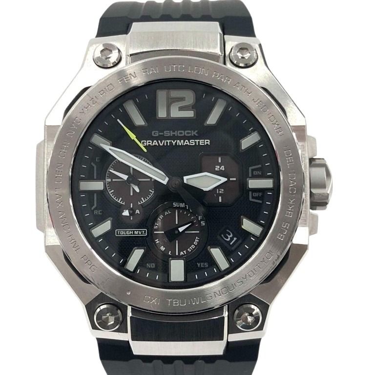 CASIO カシオ 時計 G-SHOCK MASTER OF G - AIR GRAVITYMASTER GWR-B3000-1AJF ブラック シルバー系 カーボンファイバー強化樹脂／ステンレススチール ソフトウレタンバンド メンズ アナログ 美品