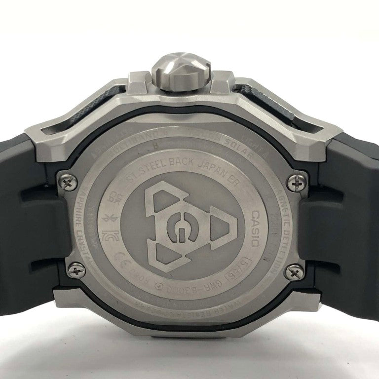 CASIO カシオ 時計 G-SHOCK MASTER OF G - AIR GRAVITYMASTER GWR-B3000-1AJF ブラック シルバー系 カーボンファイバー強化樹脂／ステンレススチール ソフトウレタンバンド メンズ アナログ 美品