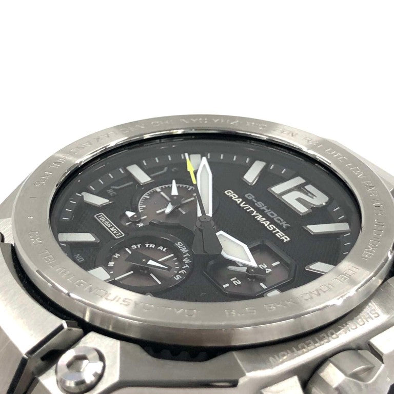 CASIO カシオ 時計 G-SHOCK MASTER OF G - AIR GRAVITYMASTER GWR-B3000-1AJF ブラック シルバー系 カーボンファイバー強化樹脂／ステンレススチール ソフトウレタンバンド メンズ アナログ 美品