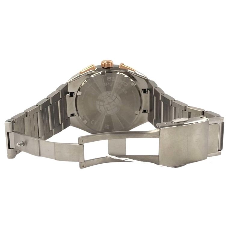 SEIKO セイコー 時計 ASTRON アストロン NEXTER ネクスター SBXD014 3X62-0AA0 ブラック ゴールド シルバー系 チタン メンズ アナログ 美品