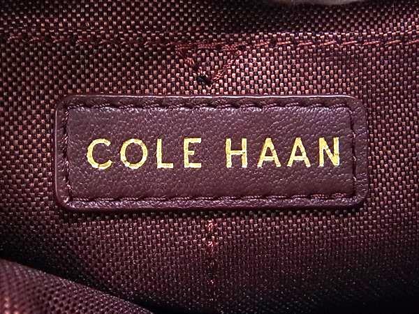 COLE HAAN コールハーン ハンドバッグ キルテッド パフトート レザー ボルドー レディース 2WAY 超美品