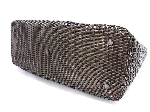 ANTEPRIMA アンテプリマ ハンドバッグ イントレッチオ ワイヤーバッグ ブロンズ PVCワイヤー レディース 美品