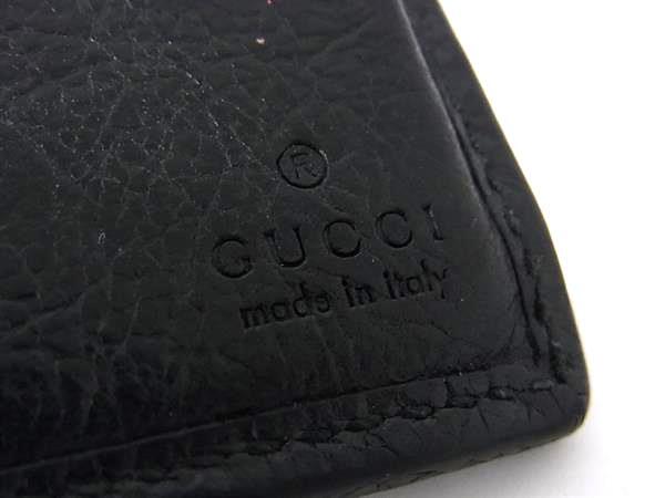 GUCCI グッチ 財布 インターロッキングG 575985 ブラック レザー メンズ 二つ折り 財布