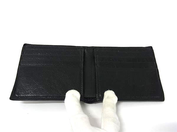 GUCCI グッチ 財布 インターロッキングG 575985 ブラック レザー メンズ 二つ折り 財布