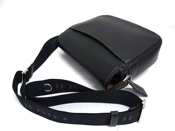COACH コーチ ショルダーバッグ CR098 ブラック レザー ユニセックス シルバー金具 美品