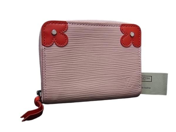 LOUIS VUITTON ルイヴィトン コインケース ジッピーコインパース M62971 ローズバレリーヌ(ライトピンク系) エピ レディース シルバー金具 美品