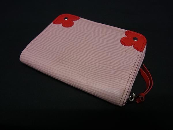 LOUIS VUITTON ルイヴィトン コインケース ジッピーコインパース M62971 ローズバレリーヌ(ライトピンク系) エピ レディース シルバー金具 美品