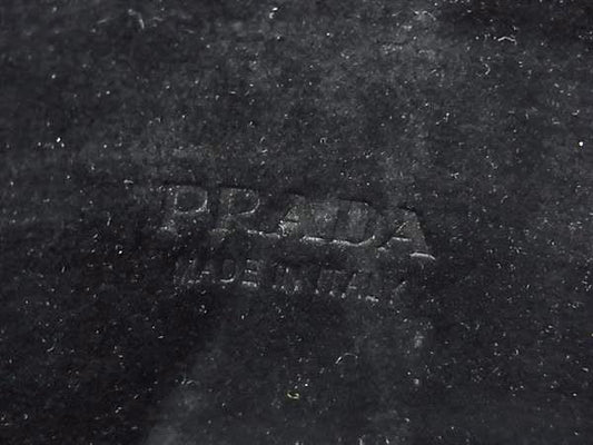 PRADA プラダ メガネケース 2RA002 ブラック レザー ユニセックス ストラップ付 美品