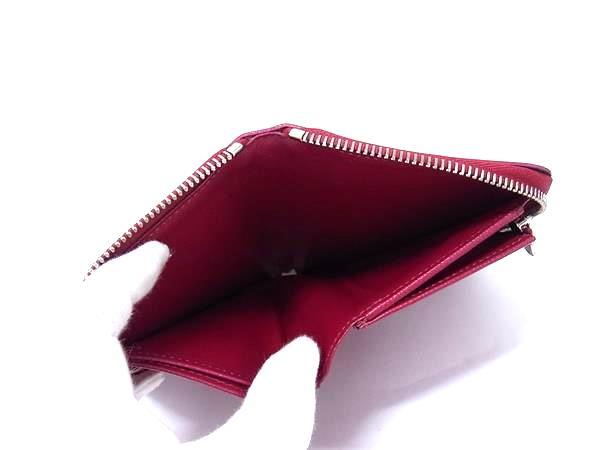 LOUIS VUITTON ルイヴィトン 財布 ジッピーコンパクトウォレット M60424 フューシャ(ワインレッド系) エピ レディース ラウンドファスナー 長財布 シルバー金具 美品