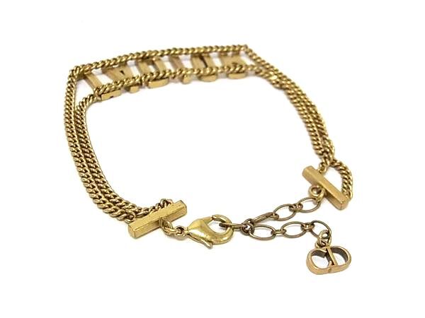 ChristianDior クリスチャンディオール ブレスレット ジャディオール ゴールド メタル レディース 美品