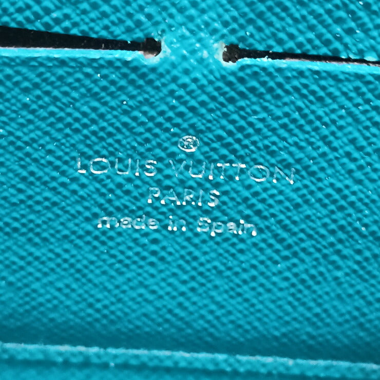 LOUIS VUITTON ルイヴィトン 財布 ジッピーウォレット M60311 シアン(ブルー系) エピ ユニセックス ラウンドファスナー 長財布 シルバー金具 美品