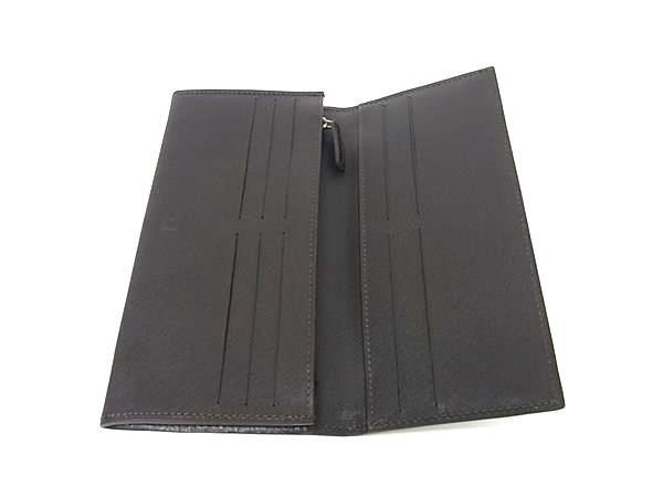 dunhill ダンヒル 財布 サイドカー ダークブラウン レザー メンズ 二つ折り 長財布 美品