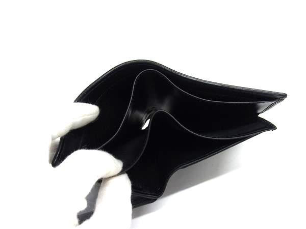 GUCCI グッチ 財布 シェリーライン 92748 ブラック系 キャンバス レザー メンズ 二つ折り 財布 超美品