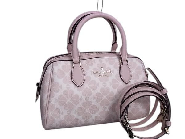 KATE SPADE ケイトスペード ハンドバッグ スペードフラワー SPADE FLOWER KG483 650 ピンク系 PVC×レザー レディース 2WAY クロスボディ ショルダーバッグ 新品未使用展示品