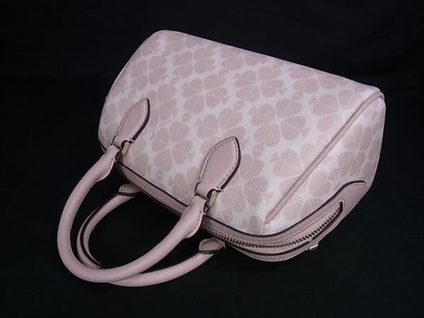 KATE SPADE ケイトスペード ハンドバッグ スペードフラワー SPADE FLOWER KG483 650 ピンク系 PVC×レザー レディース 2WAY クロスボディ ショルダーバッグ 新品未使用展示品