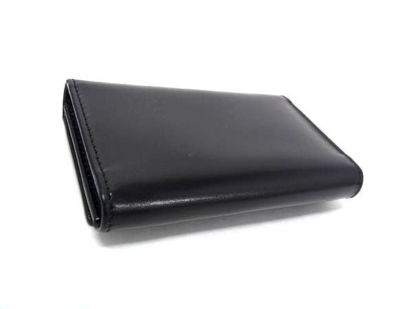 PRADA プラダ キーケース 1M0222 ブラック レザー ユニセックス 6連 シルバー金具 美品