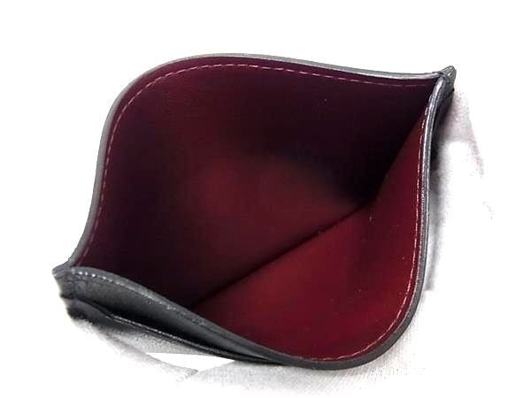 CARTIER カルティエ カードケース マストライン ブラック レザー ユニセックス シルバー金具 美品