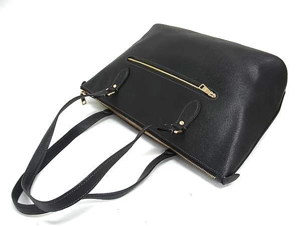 COACH コーチ トートバッグ ギャラリー CH285 ブラック系 レザー レディース ゴールド金具 ショルダーバッグ 超美品