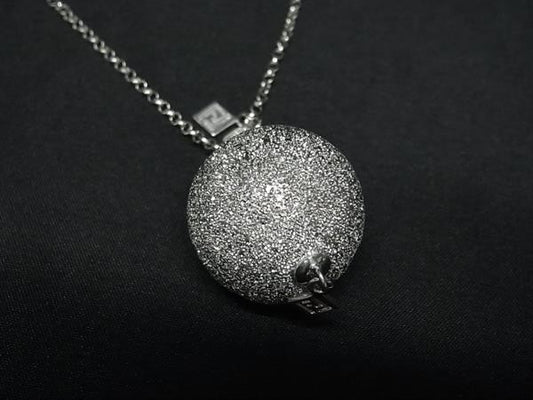 FENDI フェンディ ネックレス シルバー系 メタル レディース ペンダント 超美品