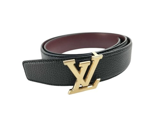 LOUIS VUITTON ルイヴィトン ベルト LV ヘリテージ 35MM リバーシブル M8205V ノワール / ボルドー系 グレインカーフレザー メンズ 美品