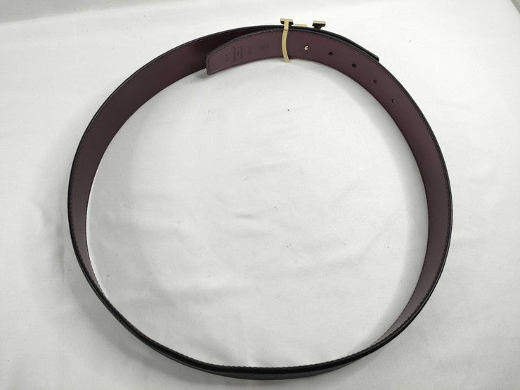 LOUIS VUITTON ルイヴィトン ベルト LV ヘリテージ 35MM リバーシブル M8205V ノワール / ボルドー系 グレインカーフレザー メンズ 美品