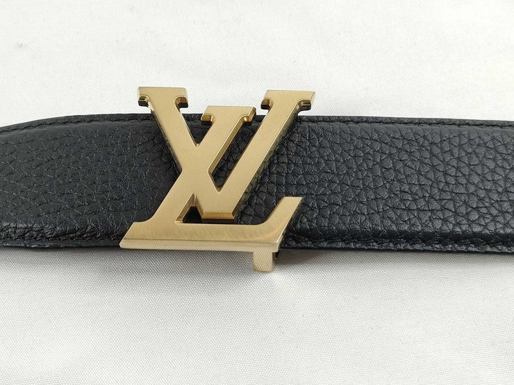 LOUIS VUITTON ルイヴィトン ベルト LV ヘリテージ 35MM リバーシブル M8205V ノワール / ボルドー系 グレインカーフレザー メンズ 美品