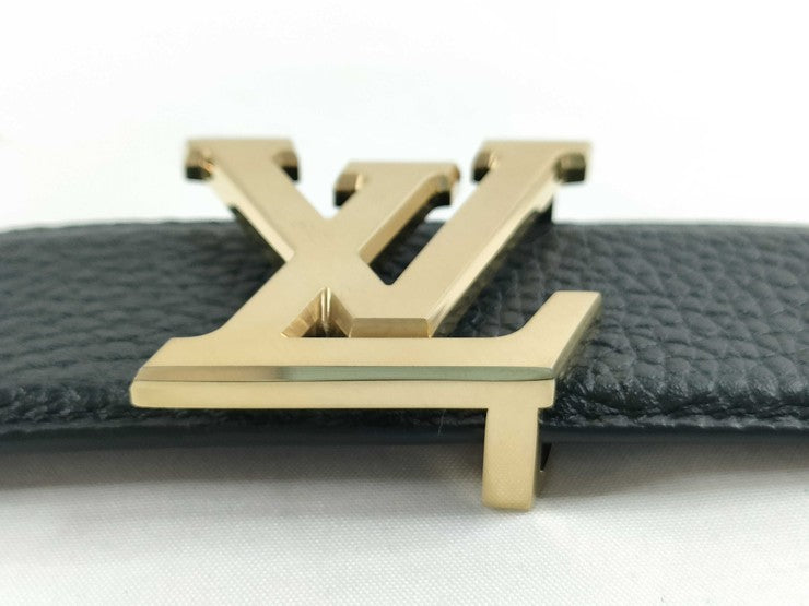 LOUIS VUITTON ルイヴィトン ベルト LV ヘリテージ 35MM リバーシブル M8205V ノワール / ボルドー系 グレインカーフレザー メンズ 美品