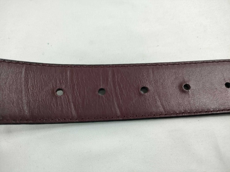 LOUIS VUITTON ルイヴィトン ベルト LV ヘリテージ 35MM リバーシブル M8205V ノワール / ボルドー系 グレインカーフレザー メンズ 美品