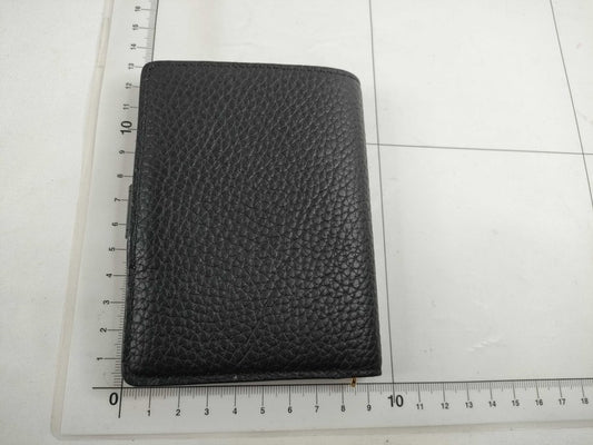 LOUIS VUITTON ルイヴィトン 二つ折り財布 LV ヴェルティカル ウォレット コンパクト M81561 ノワール系 トリヨンレザー レディース 超美品